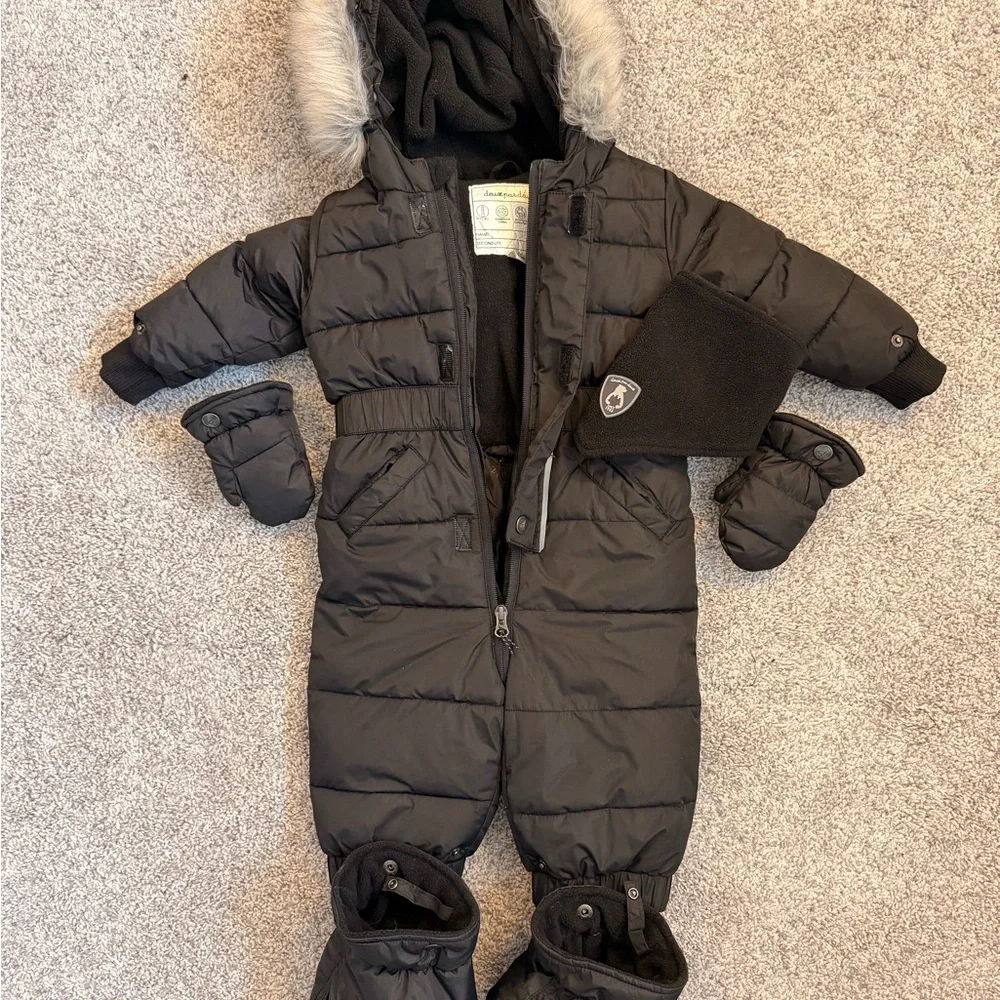 deux par deux One Piece Original Puffy Snowsuit - Picture 2 of 7